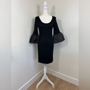 French Connection Lula Bell Sleeve Bodycon Dress Size‎ 6 NWT